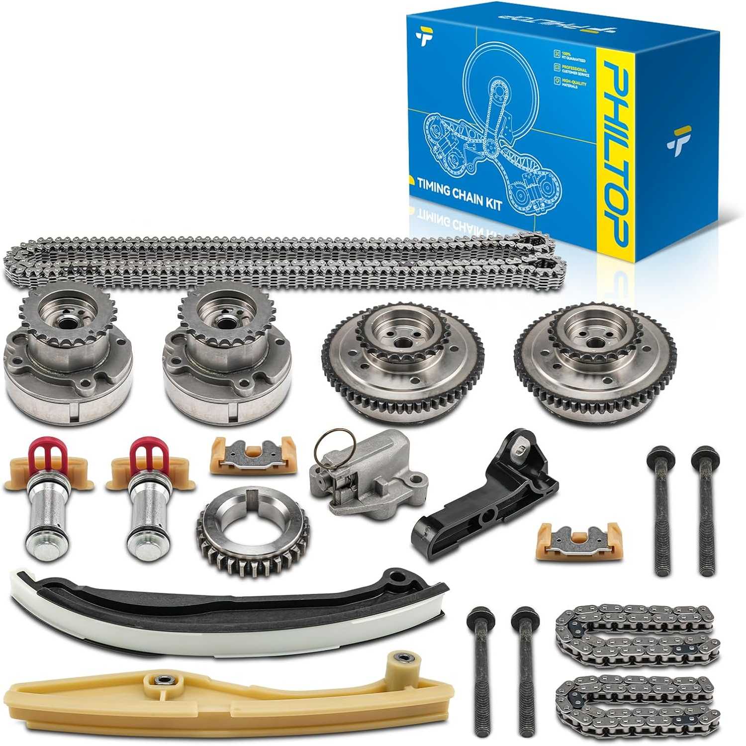 Engine Timing Chain Kit Compatible with Ford F-150 2015-2016 and Ford Explorer 2012-2017