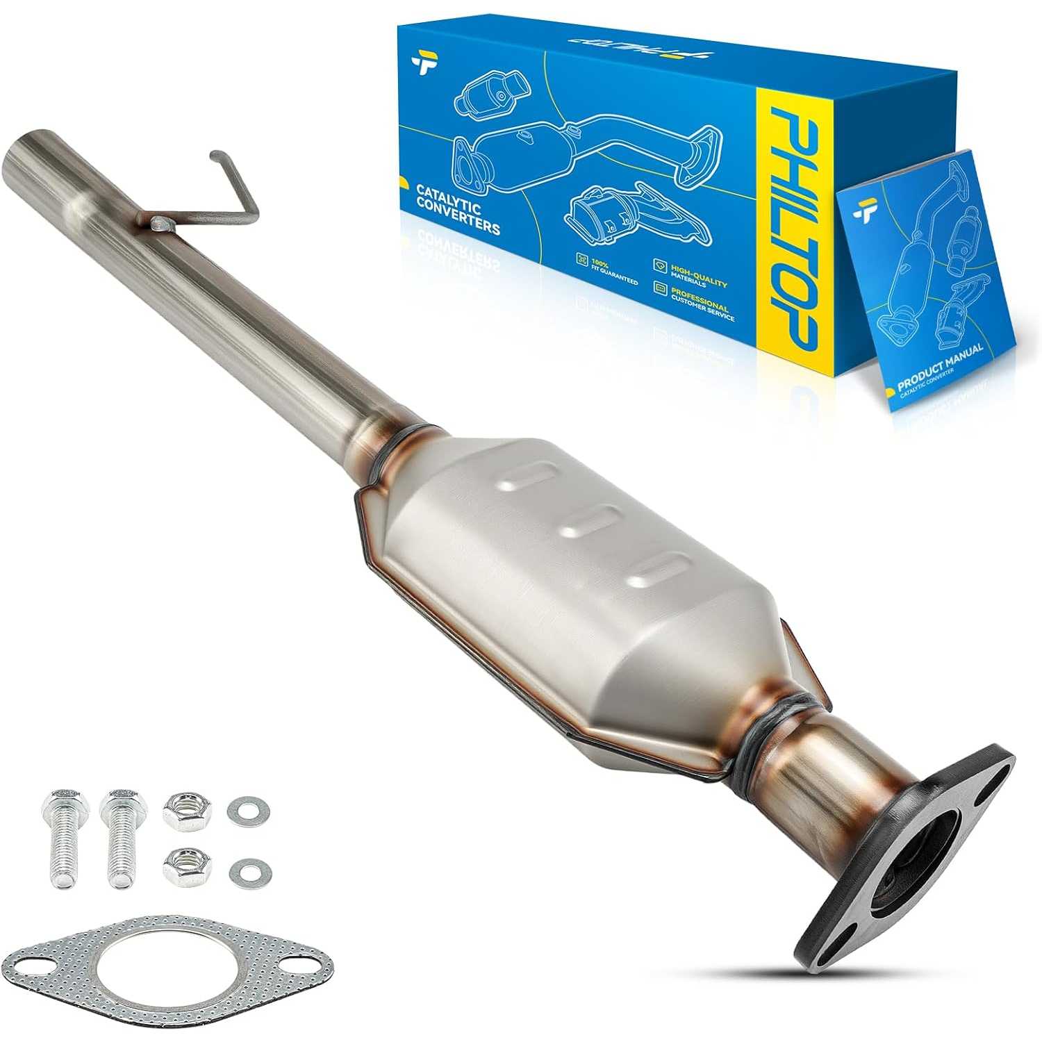 2001-2004 Ford Escape 3.0L V6 | Rear Catalytic Converter | OE#5L8Z5E212DB/53389 - PHILTOP