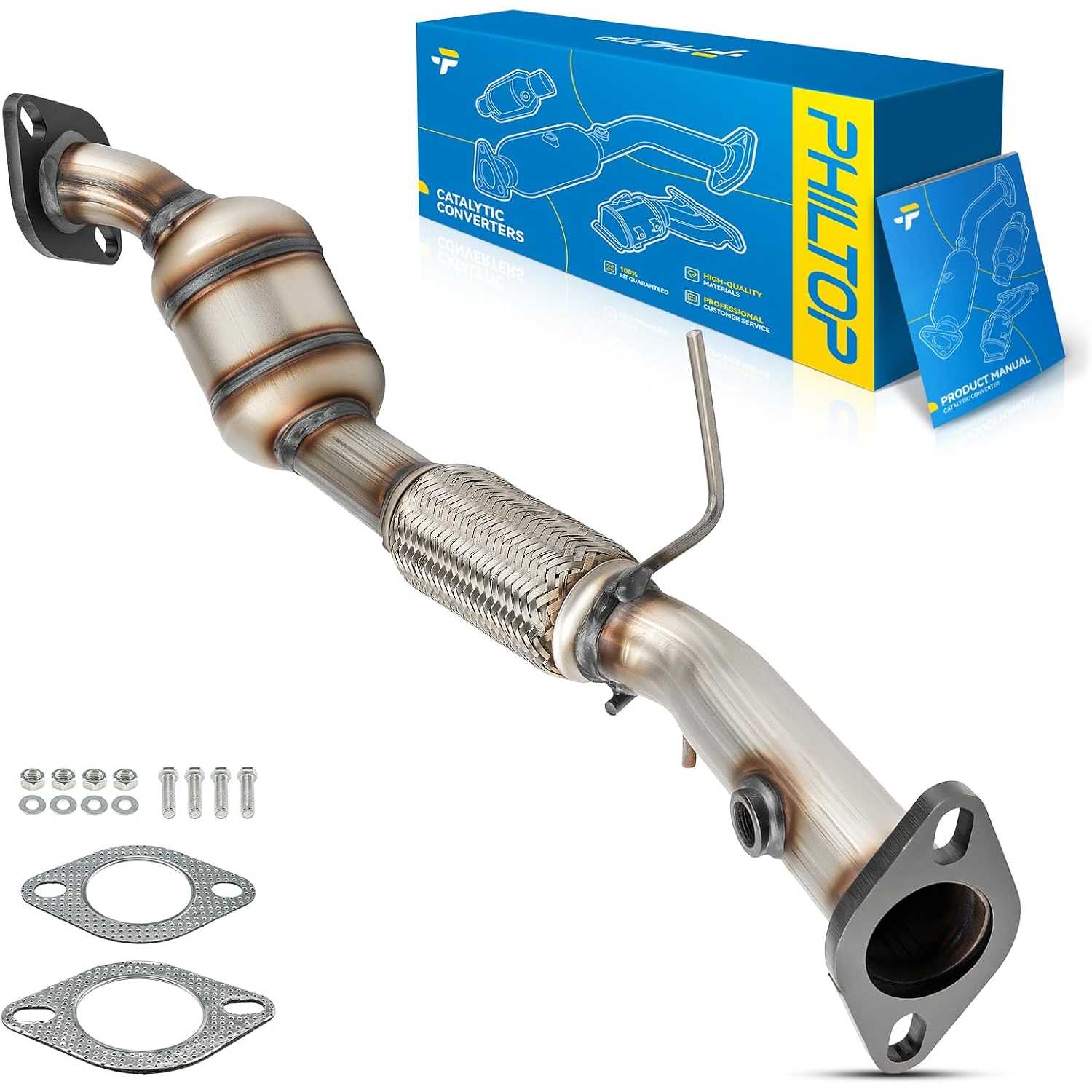 2010-2013 Ford Transit Connect 2.0L | Front Catalytic Converter | OE#9T1Z5E212C/53964 - PHILTOP
