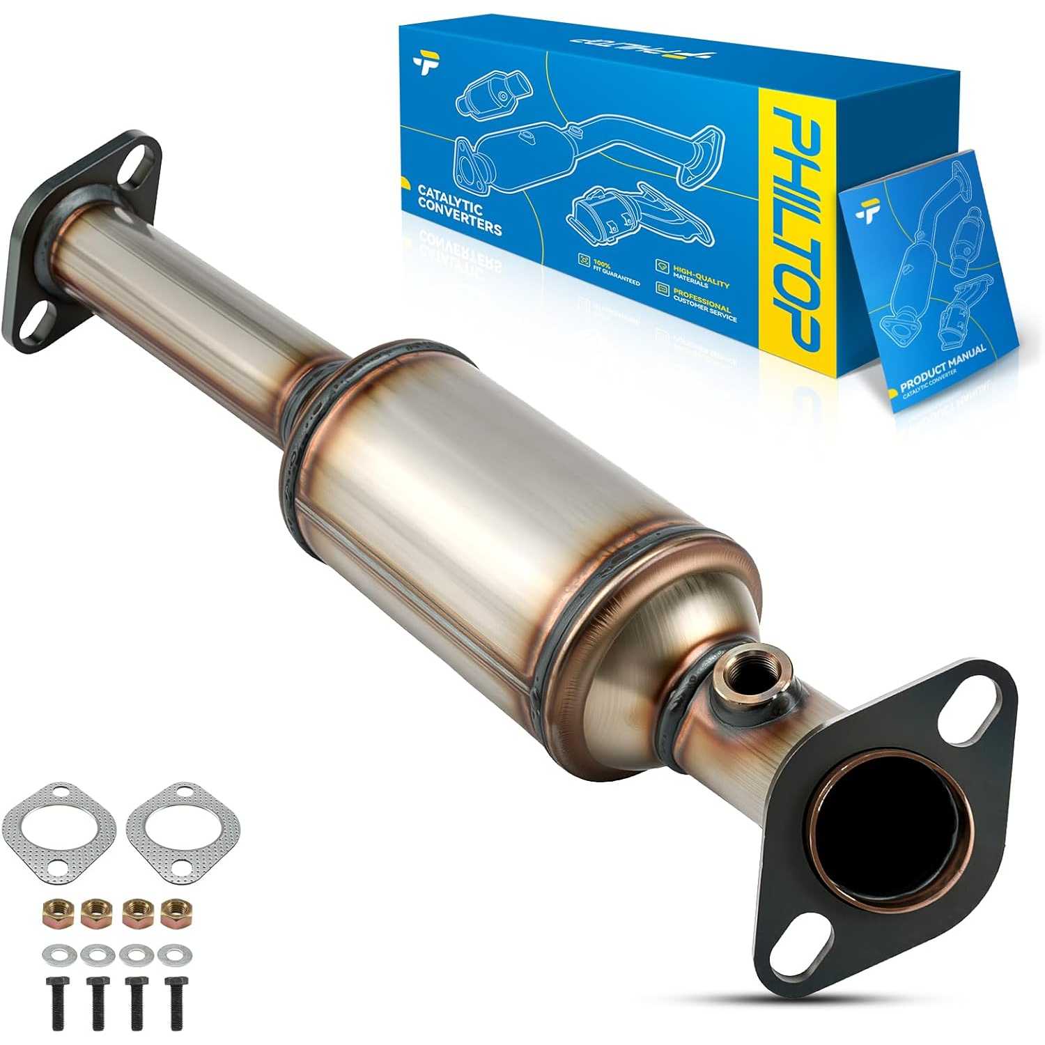 High Flow Catalytic Converter Compatible with Toyota Tacoma 4.0L 2005 2006 2007 2008 2009 2010 2011 2012 2013 2014 20...